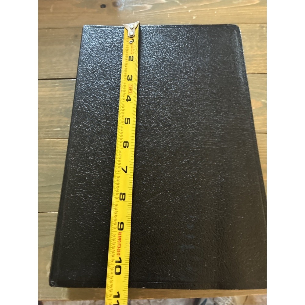 NIV Study Bible Zondervan Black Indexed Thumb Tab Reference 2011 Leather